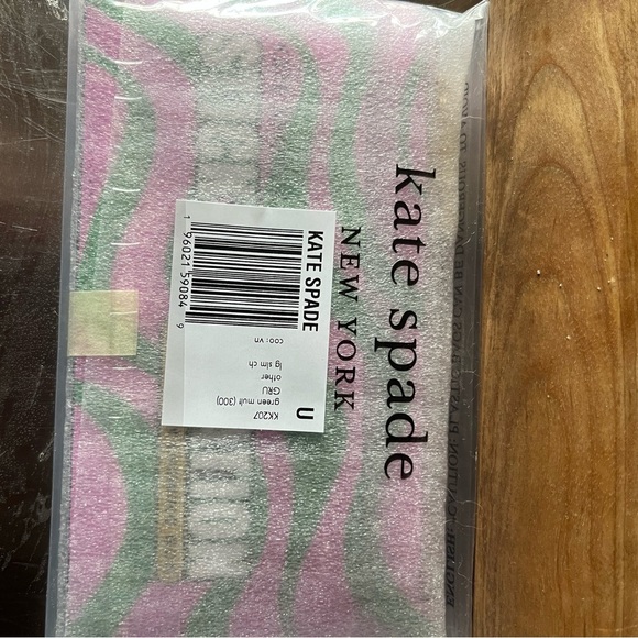 Kate Spade Pink and Green Wallet - Picture 4 of 5